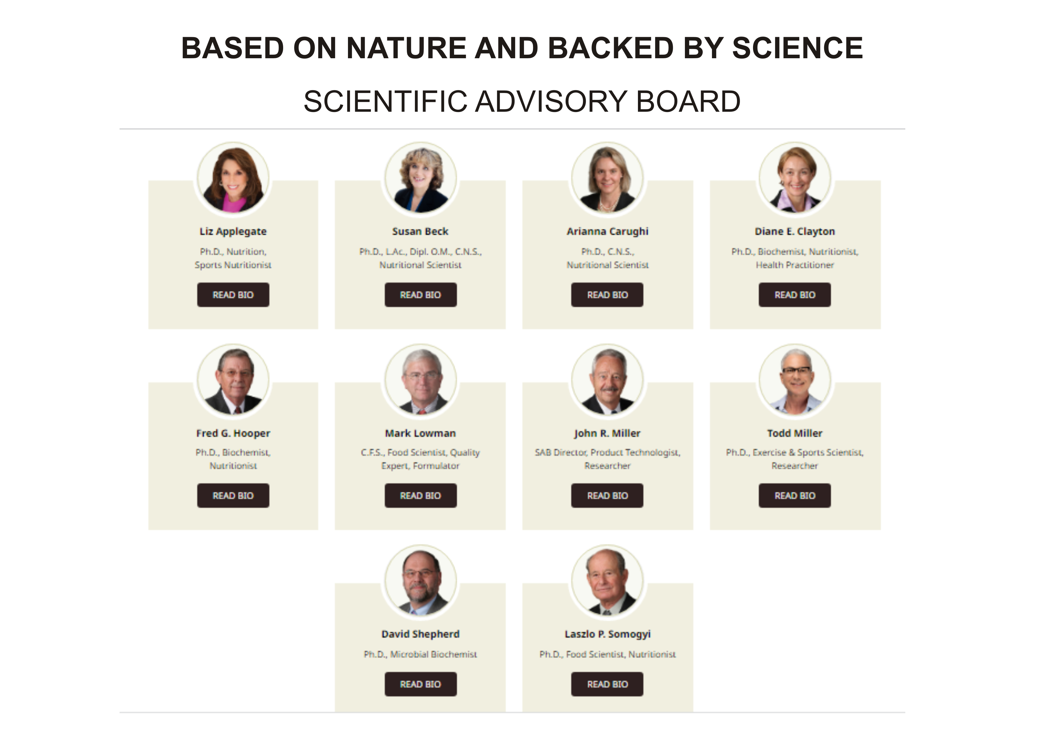 scientific advisory board